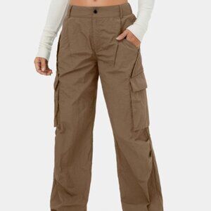Halara High Waisted Brown Cargo Pants